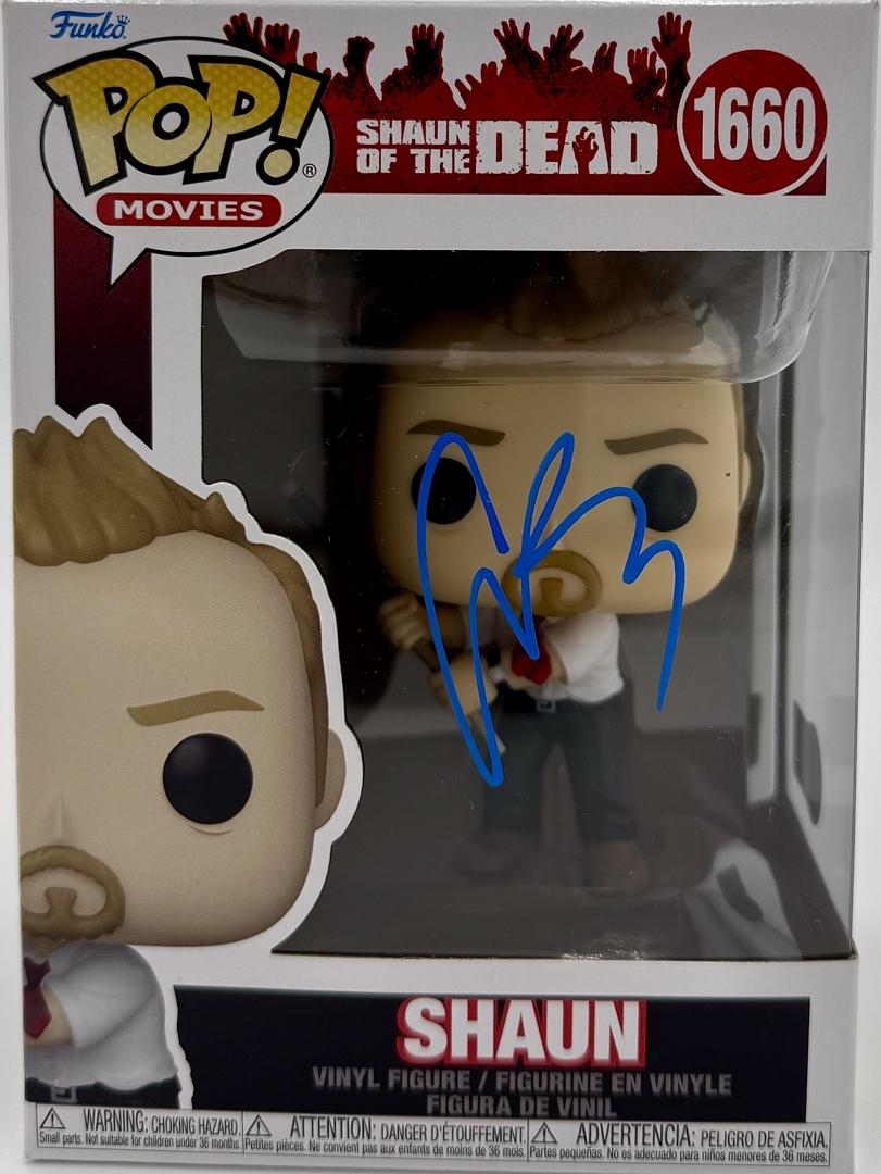 Simon Pegg Signed Funko Pop #1660 "Shaun" (Shaun Of The Dead) - Beckett COA